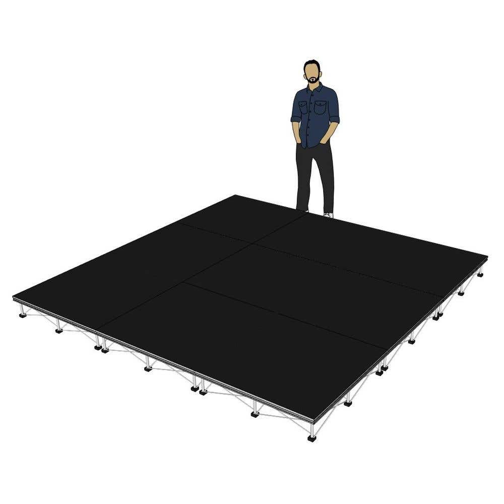 Power Dynamics Spider Deck750 mobile Bühne - 300 x 300 x 20 cm