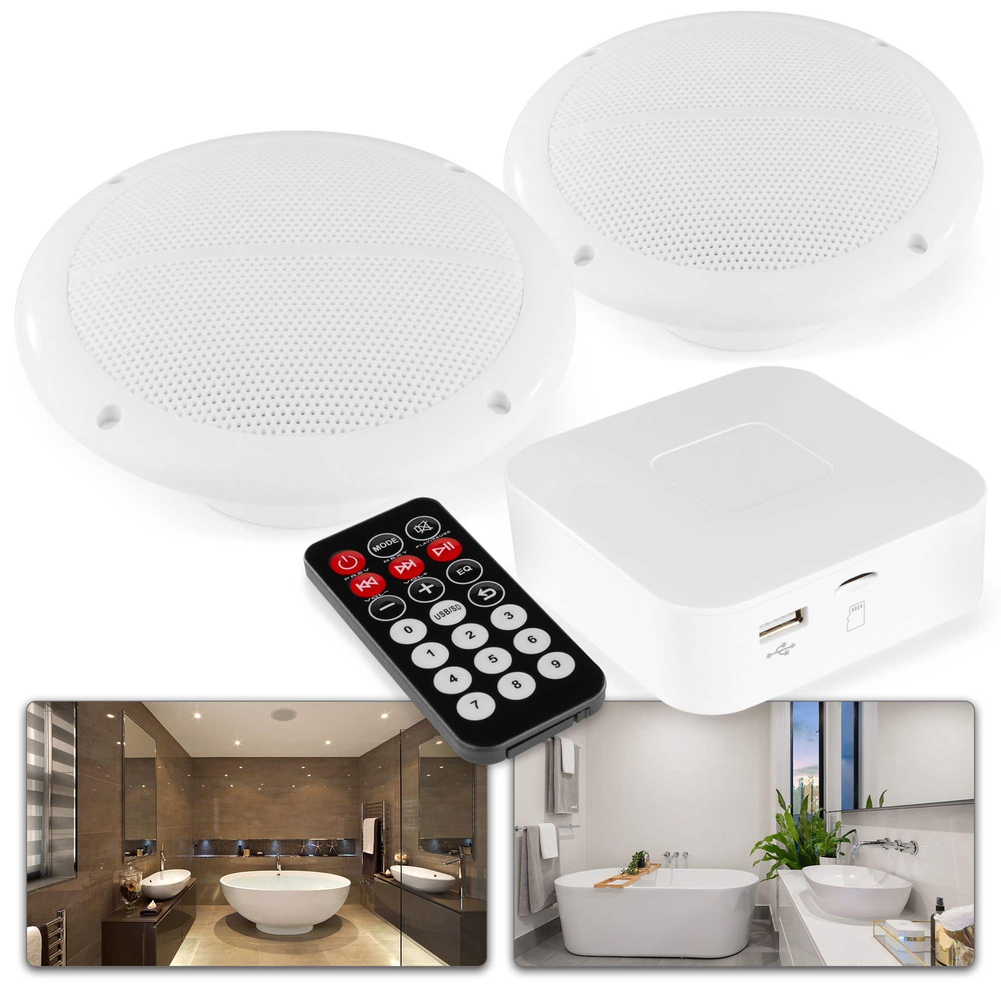 Power Dynamics Bluetooth-Soundsystem für das Badezimmer