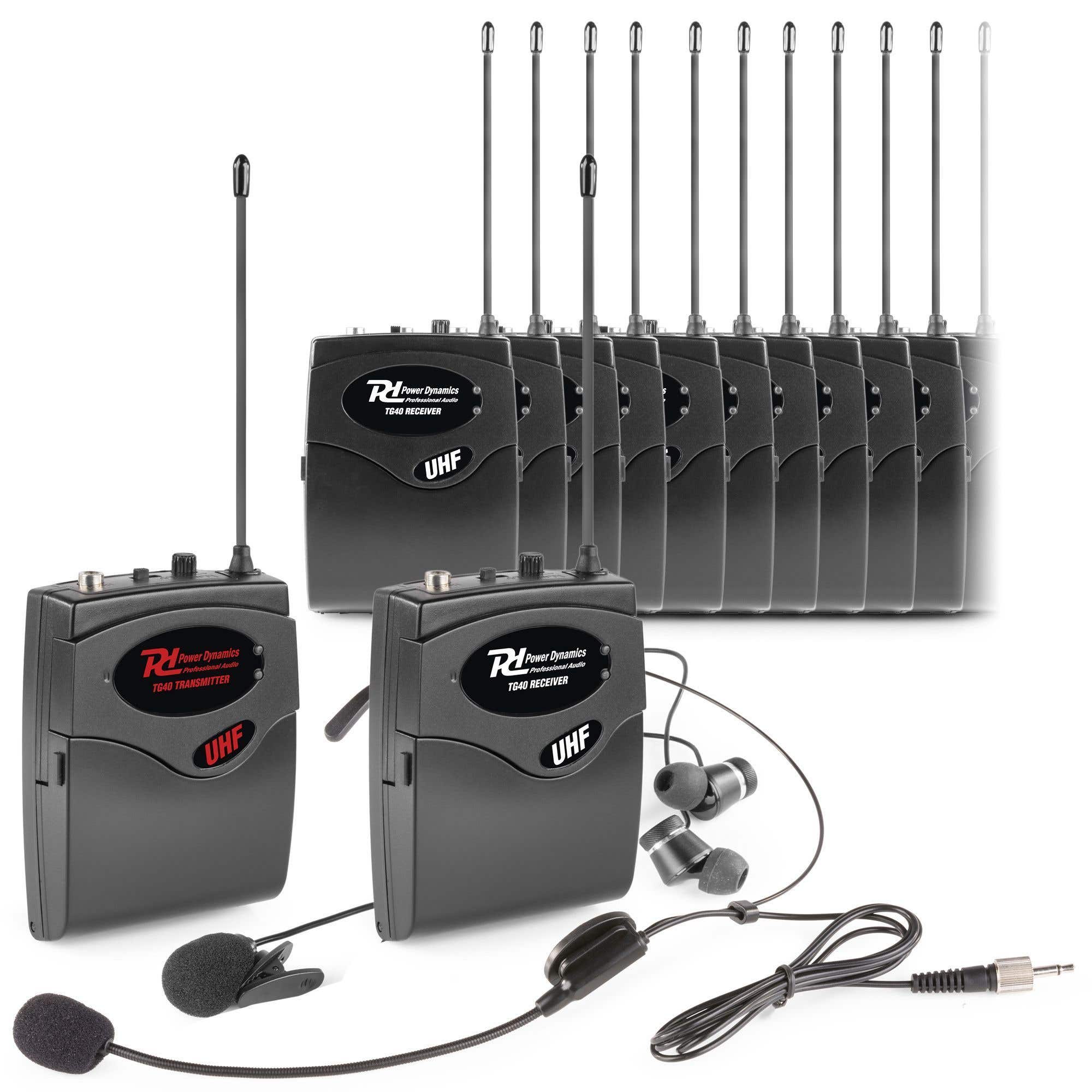 Power Dynamics TG40 - 1 Sender & 20 Empfänger
