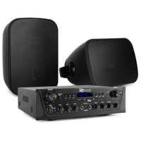 Power Dynamics Verstärker PV220BT + 2x Lautsprecher BD50B + 10 m Lautsprecherkabel