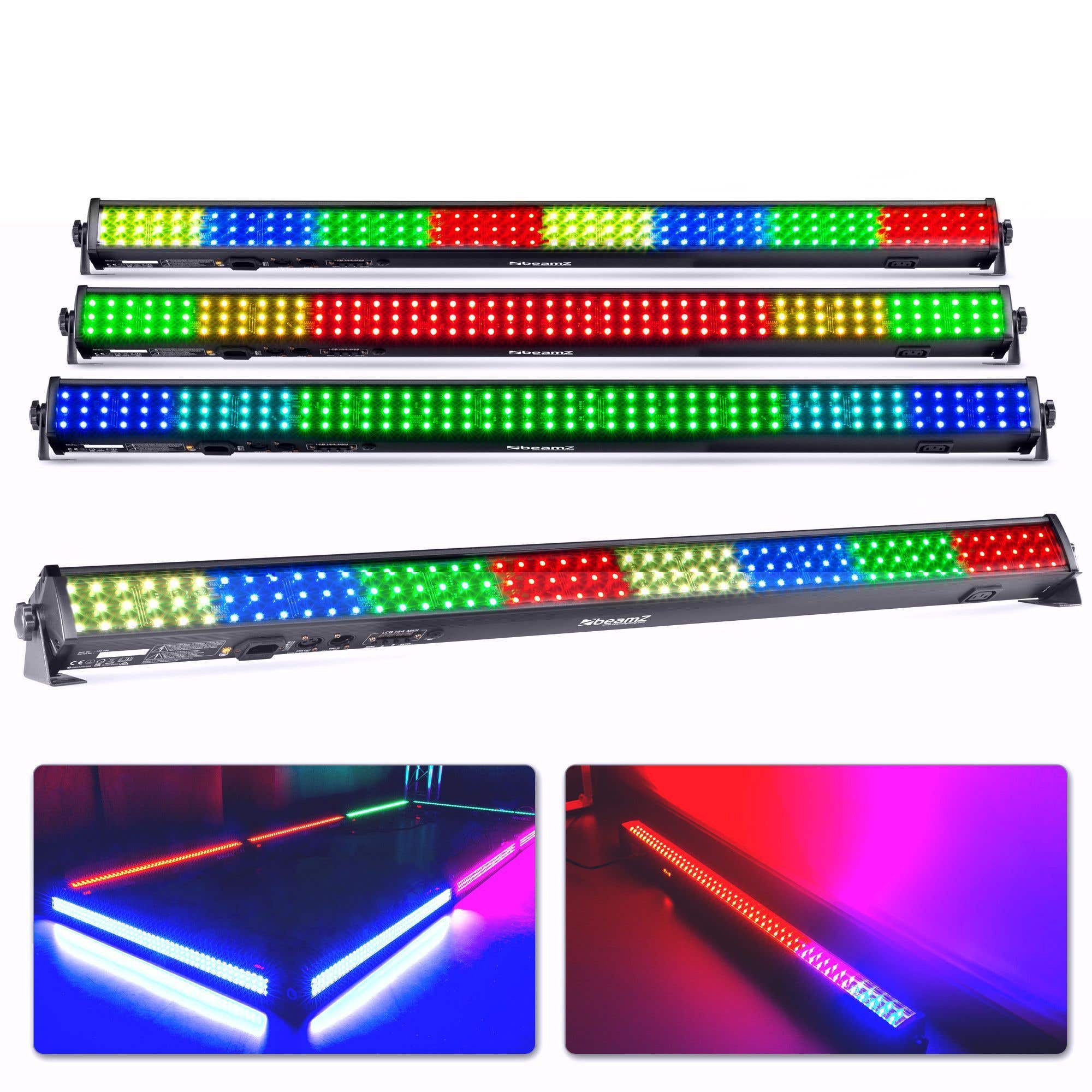 BeamZ LCB144 MKII RGB LED Bar 4er Set - 4x 144 SMD-LEDs