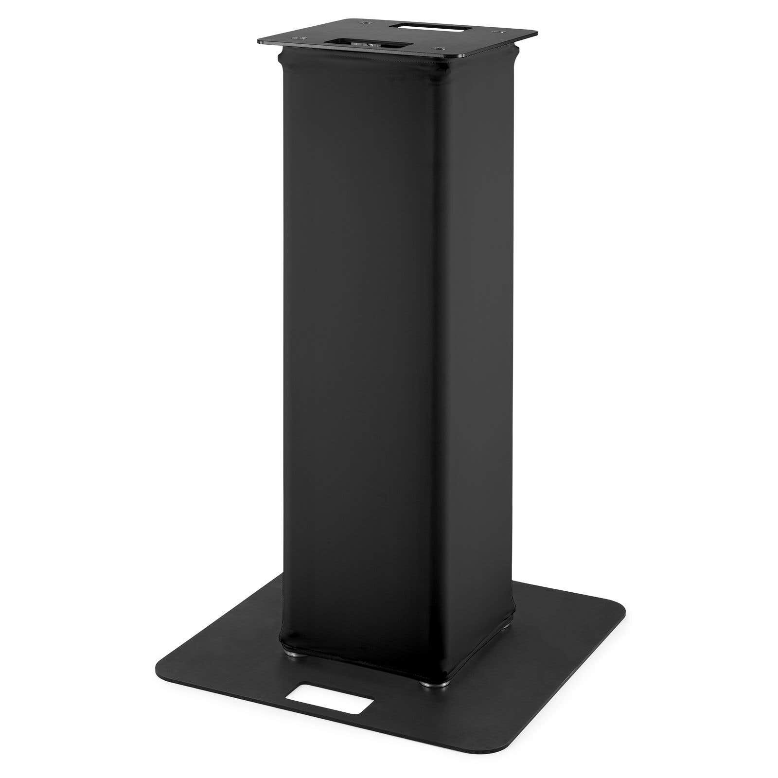 BeamZ P30 - 1 Meter Turm aus 4x Traversenstangen, 1x Baseplate und 1x Lycra Spanntuch (schwarz)