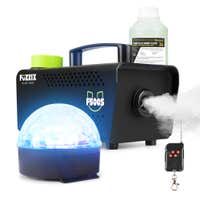 Fuzzix F500S Party Nebelmaschine - mit 1L Nebelflüssigkeit - mit integrierter LED Discokugel