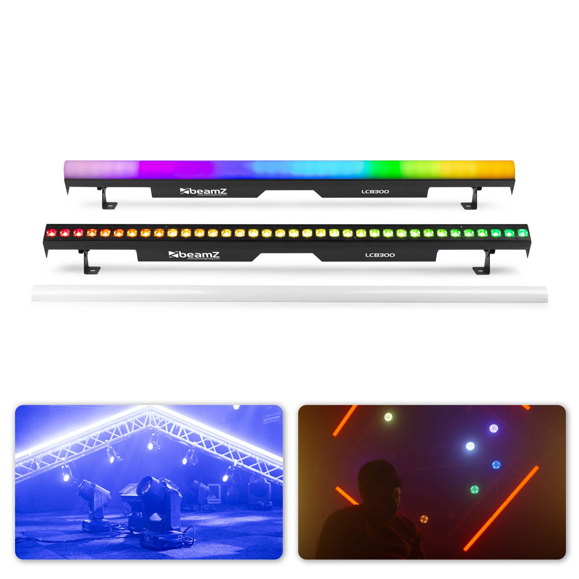 BeamZ LCB300 LED Bars 2er Set 36x 4-in-1 LEDs - RGBW
