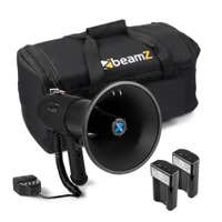 Vonyx MEG075 Megaphon Komplettpaket Megafon mit Tasche und 2x Akkus - 75W - Schwarz