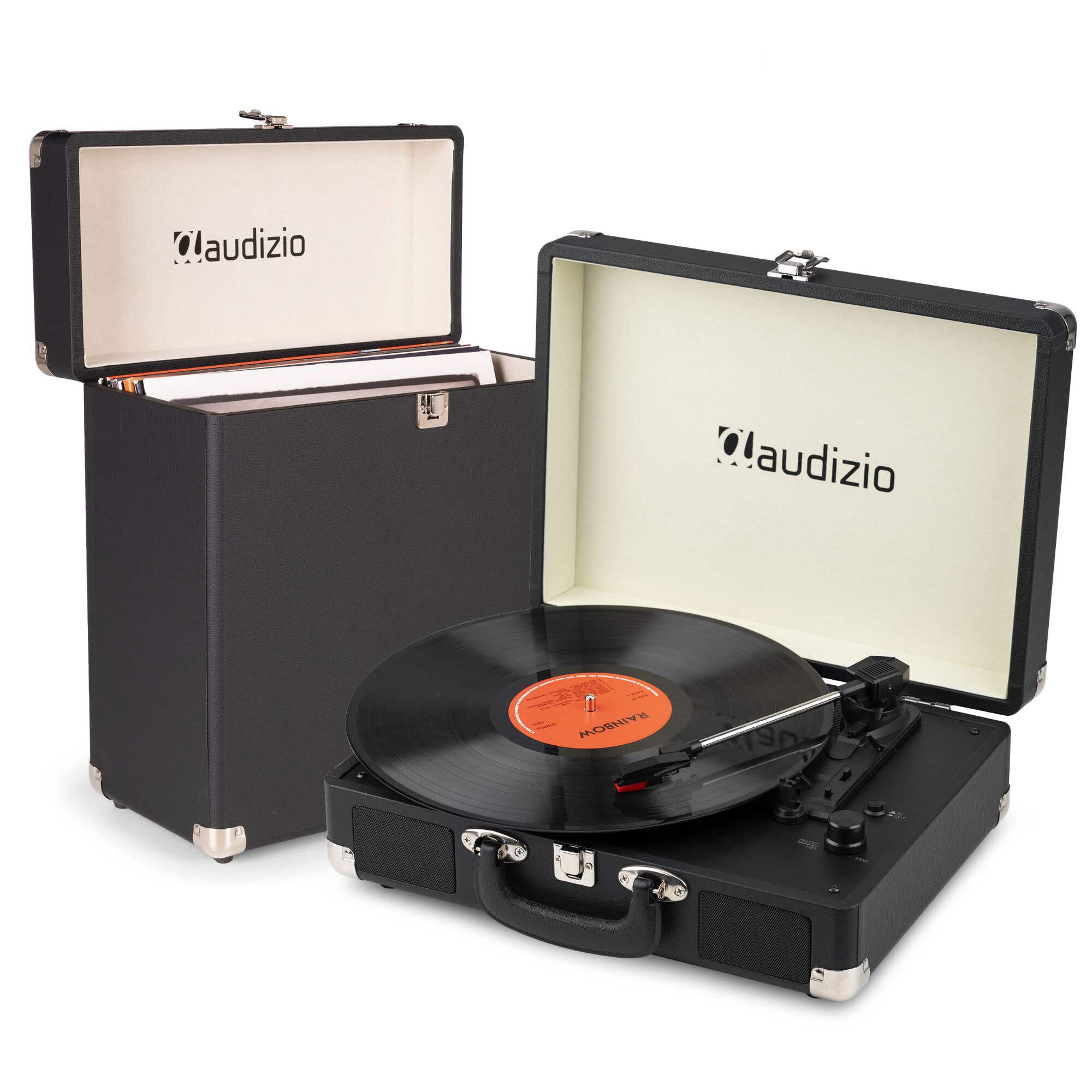 Audizio RP116BK Plattenspieler-Set mit RC32 Schwarz