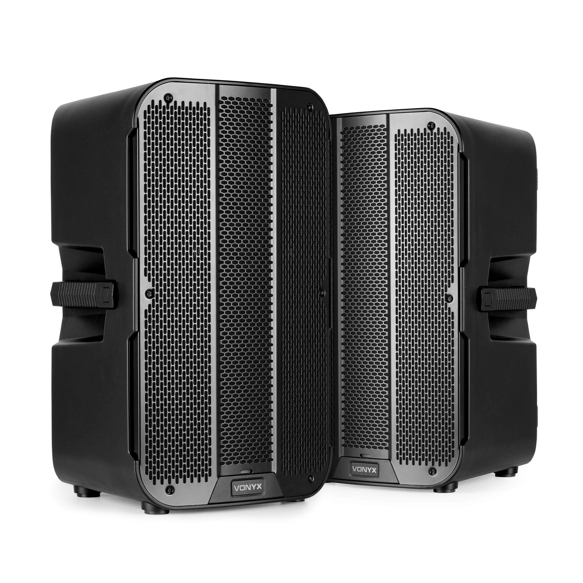 VD712A Lautsprecherset – 2x 12" Aktivlautsprecher mit DSP & Bluetooth, 1600W Gesamtleistung