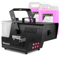 BeamZ RAGE1800LED Nebelmaschine mit LED & Funkfernbedienung – 1800W inkl. 10L Nebelfluid