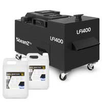 BeamZ Professional LF1400 – Bodennebelmaschine inkl. 10L Nebelfluid – Ultraschall Low Fogger 1400W