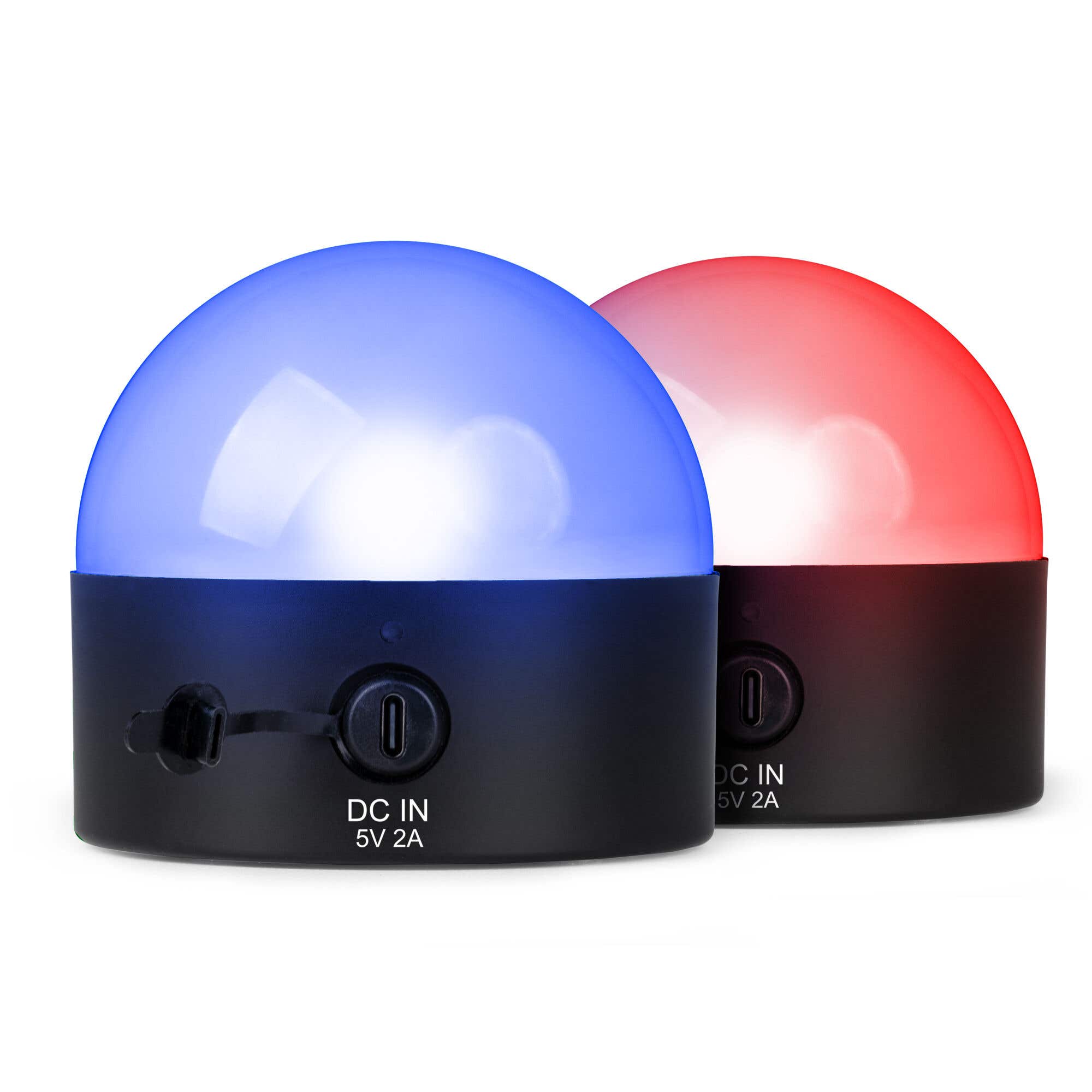 BeamZ BTL32 Set – Akku-Tischleuchte – Kugellampe mit RGBW LEDs – Magnetische Halterung – 2 Stück