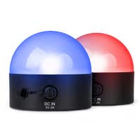 BeamZ BTL32 Set – Akku-Tischleuchte – Kugellampe mit RGBW LEDs – Magnetische Halterung – 2 Stück