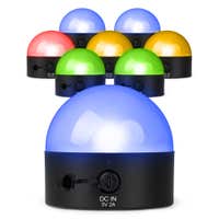 BeamZ BTL32 Set – Akku-Tischleuchte – Kugellampe mit RGBW LEDs – Magnetische Halterung – 8 Stück