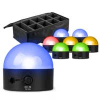 BeamZ BTL32 Set Komplett inkl. Flightbag – Kugellampe mit RGBW LEDs & Akku – Magnethalter – 8 Stück
