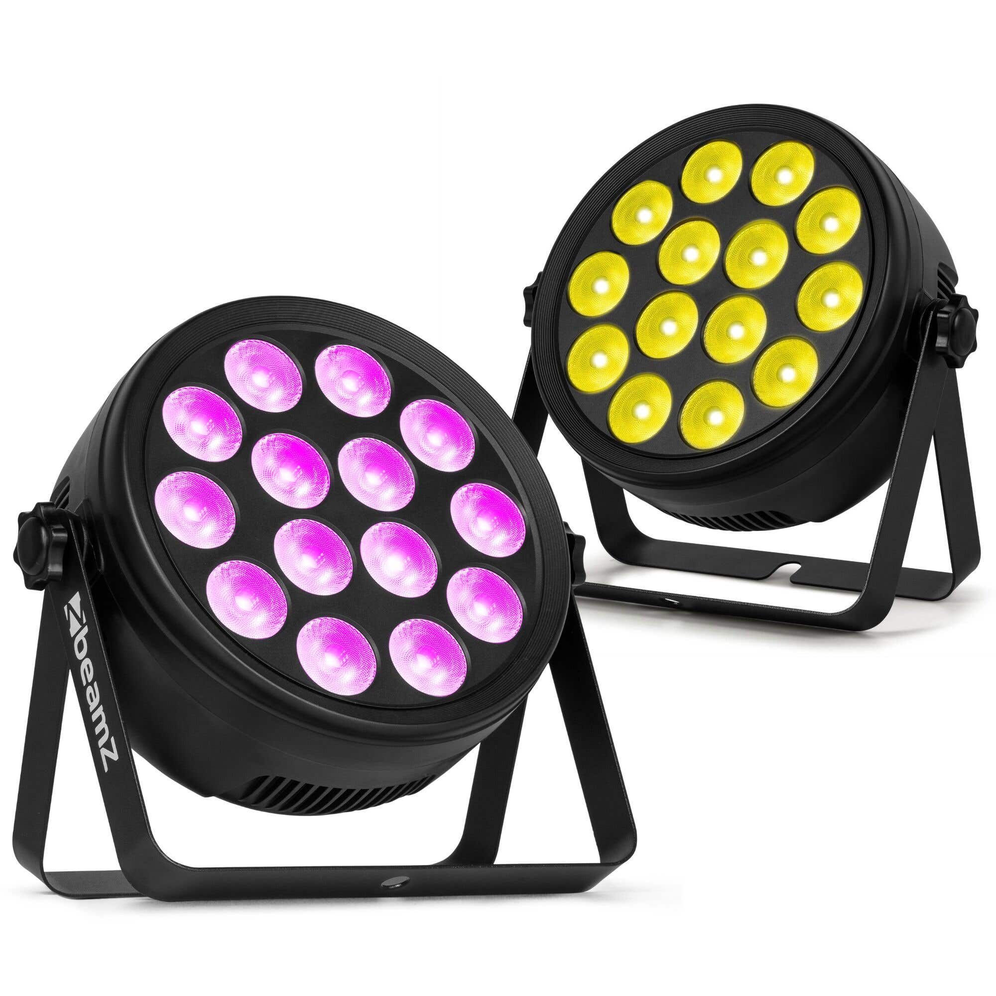 BeamZ BCC145 LED PAR 2er Set – 14x 4W RGBW LEDs – Inkl. Fernbedienung