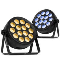 BeamZ BCC165 LED PAR 2er Set – 14x 4W RGBAW-UV LEDs – Inkl. Fernbedienung
