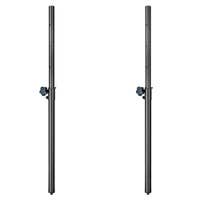 Vonyx LST04 Distanzstange 2er Set - Verstellbar 90-145 cm - M20 Gewinde - Bis 50 kg belastbar