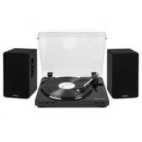 Audizio RP310 Plattenspieler HiFi Set mit 2 Regallautsprechern - Bluetooth - 80W