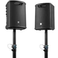 Vonyx PRO X1A PA Anlage mit Stativen - Kabellose Lautsprecher Set - Bluetooth - 500W