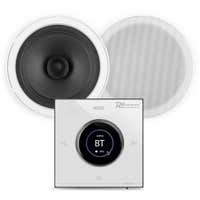 Power Dynamics Badezimmer Lautsprecher Set - Einbaulautsprecher mit Bluetooth Verstärker B50W