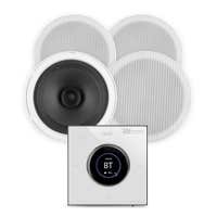 Power Dynamics Badezimmer Lautsprecher Set - Einbaulautsprecher mit Bluetooth Verstärker B100W