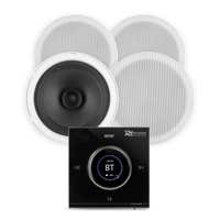 Power Dynamics Badezimmer Lautsprecher Set - Einbaulautsprecher mit Bluetooth Verstärker B100B