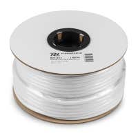 PD Connex RX10W Lautsprecherkabel 2 x 1,5mm² (100V) - 50 Meter Rolle - weiß