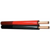 SkyTronic Rot/Schwarzes Kabel 0,75 mm - 2-adrig - Trommel mit 100 Metern