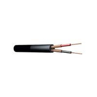 PD Connex Mikrofonkabel schwarz 2-adrig - 7 mm - Trommel mit 100 Metern