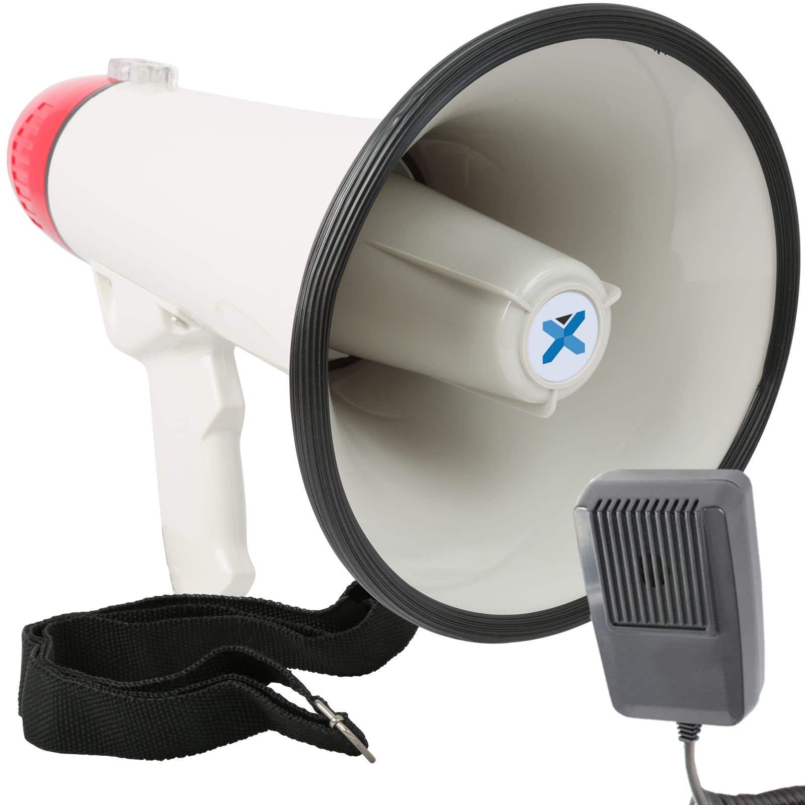 Vonyx Megaphon mit Aufnahme- und Sirenenfunktion 40 W MEG040