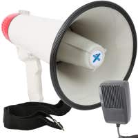 Vonyx Megaphon mit Aufnahme- und Sirenenfunktion 40 W MEG040