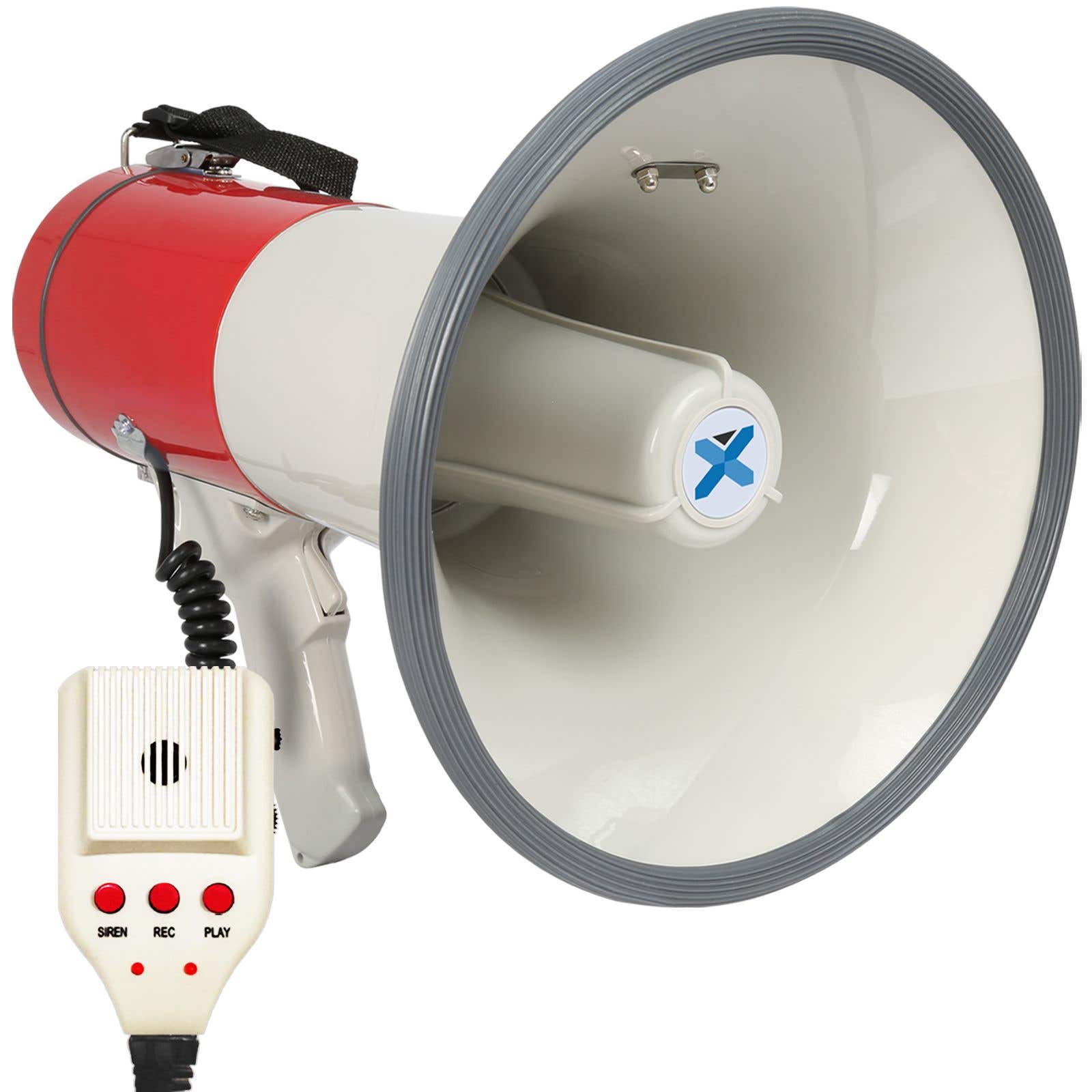 Vonyx Megaphon MEG050 mit Aufnahme- und Sirenenfunktion 50 W
