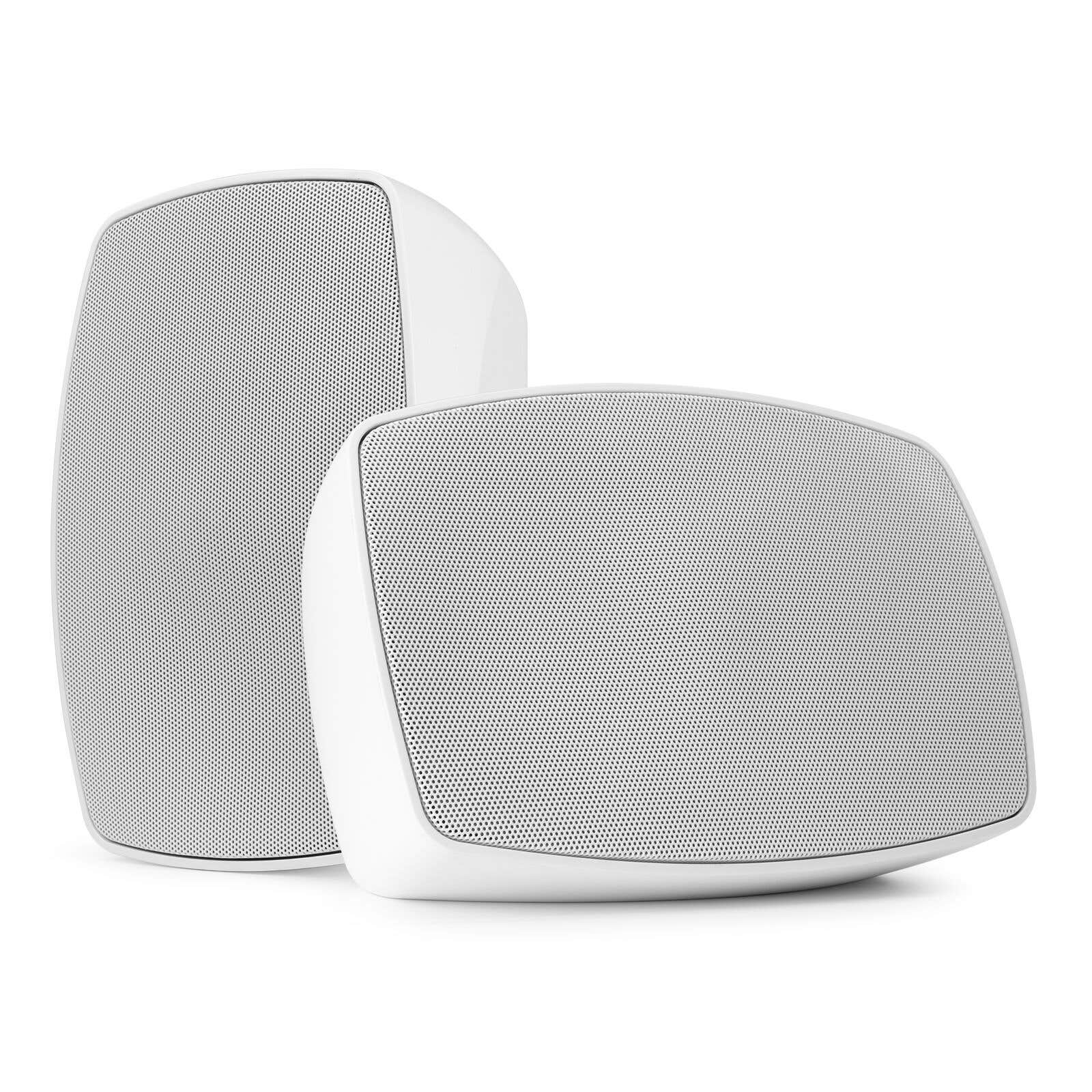 Power Dynamics BHW50WH Wetterfestes Lautsprecher Set - 100V & 8 Ohm - 80W - IPX5 - Weiß