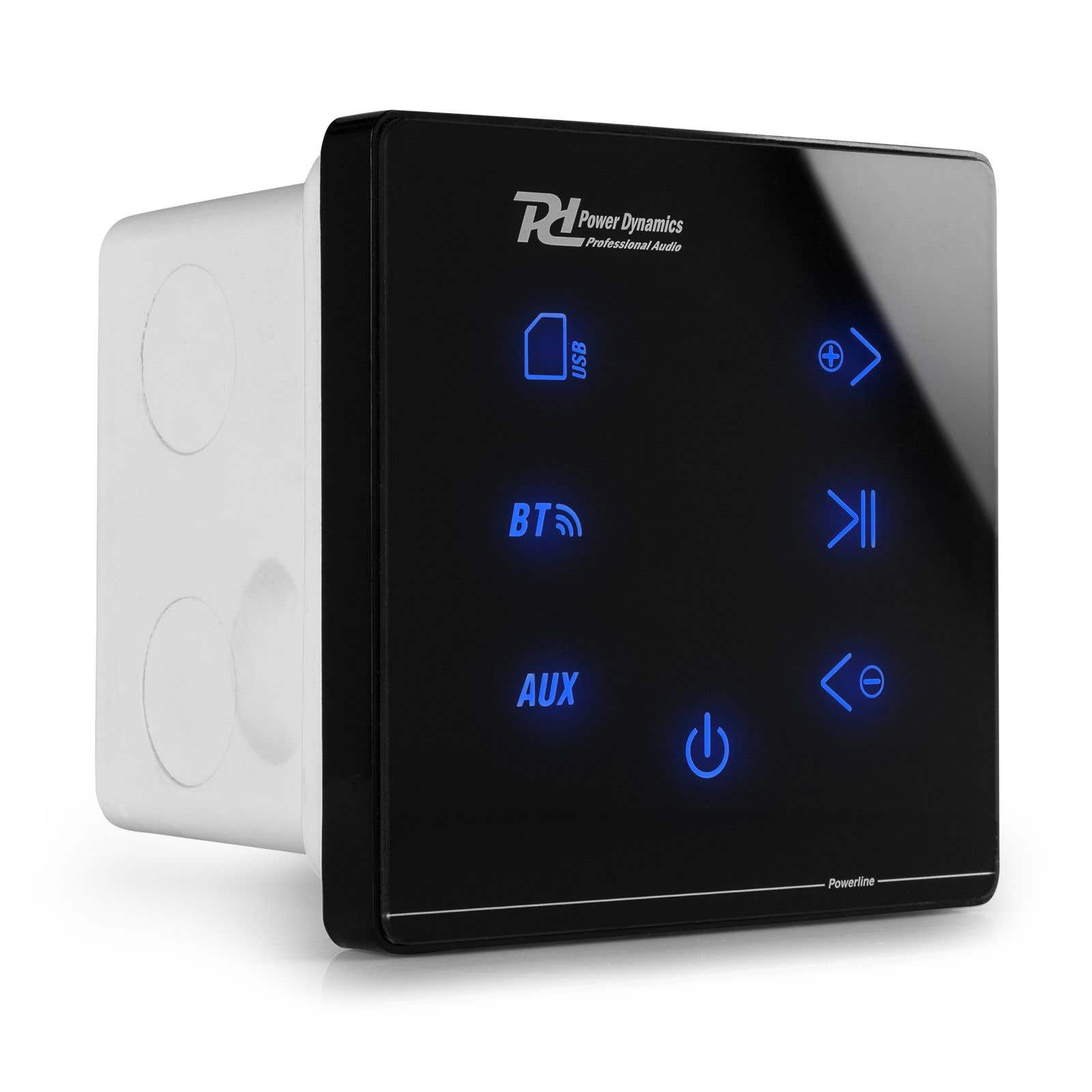 B-Ware - Power Dynamics Powerline A50B Einbauverstärker mit Bluetooth - 2x 20W