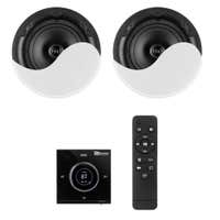 Power Dynamics Powerline B50BSet Einbauverstärker mit 2x 6.5 Zoll Deckenlautsprechern - 2x 25W