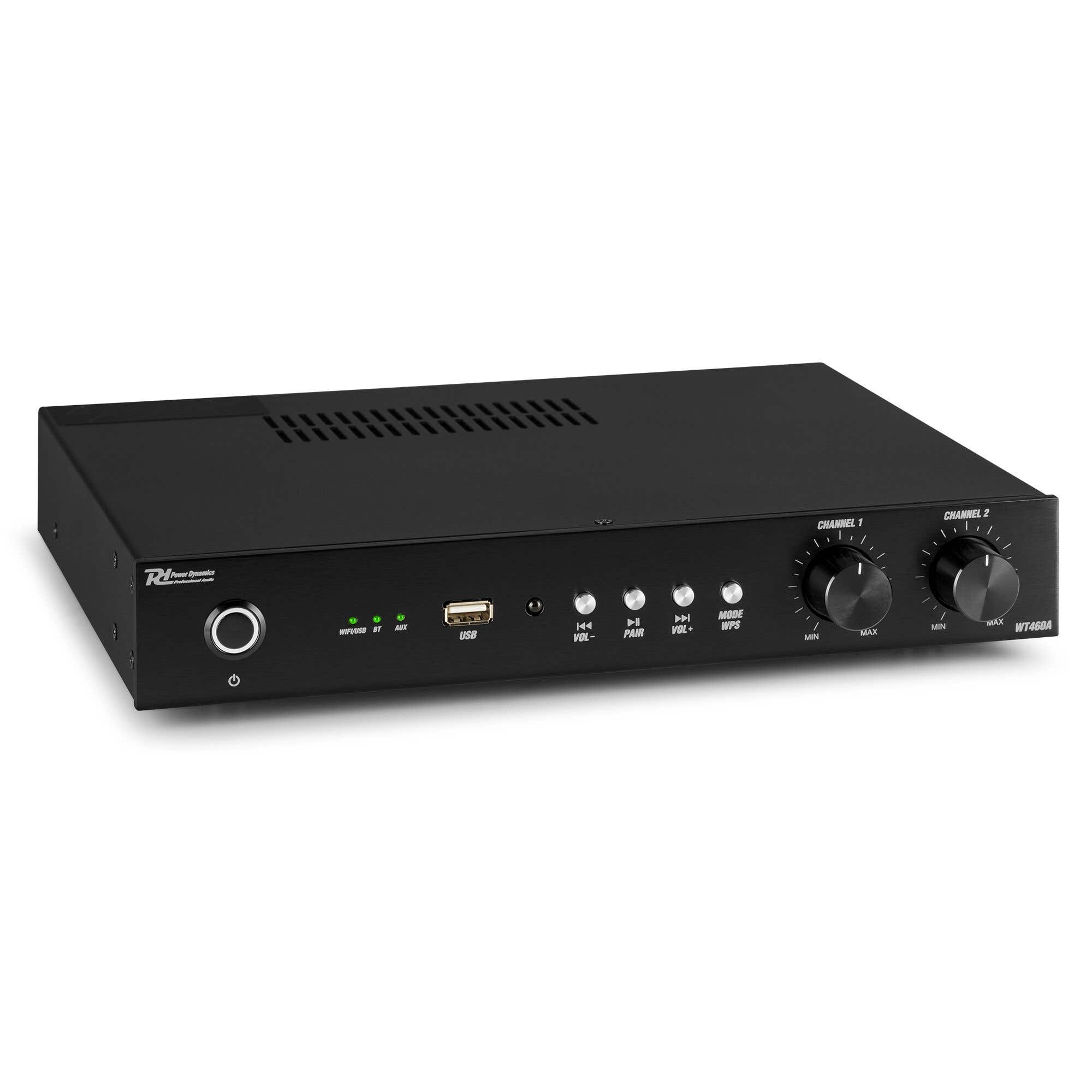 B-Ware – Power Dynamics WT460A - 4-Kanal Stereoverstärker mit Bluetooth - 60W