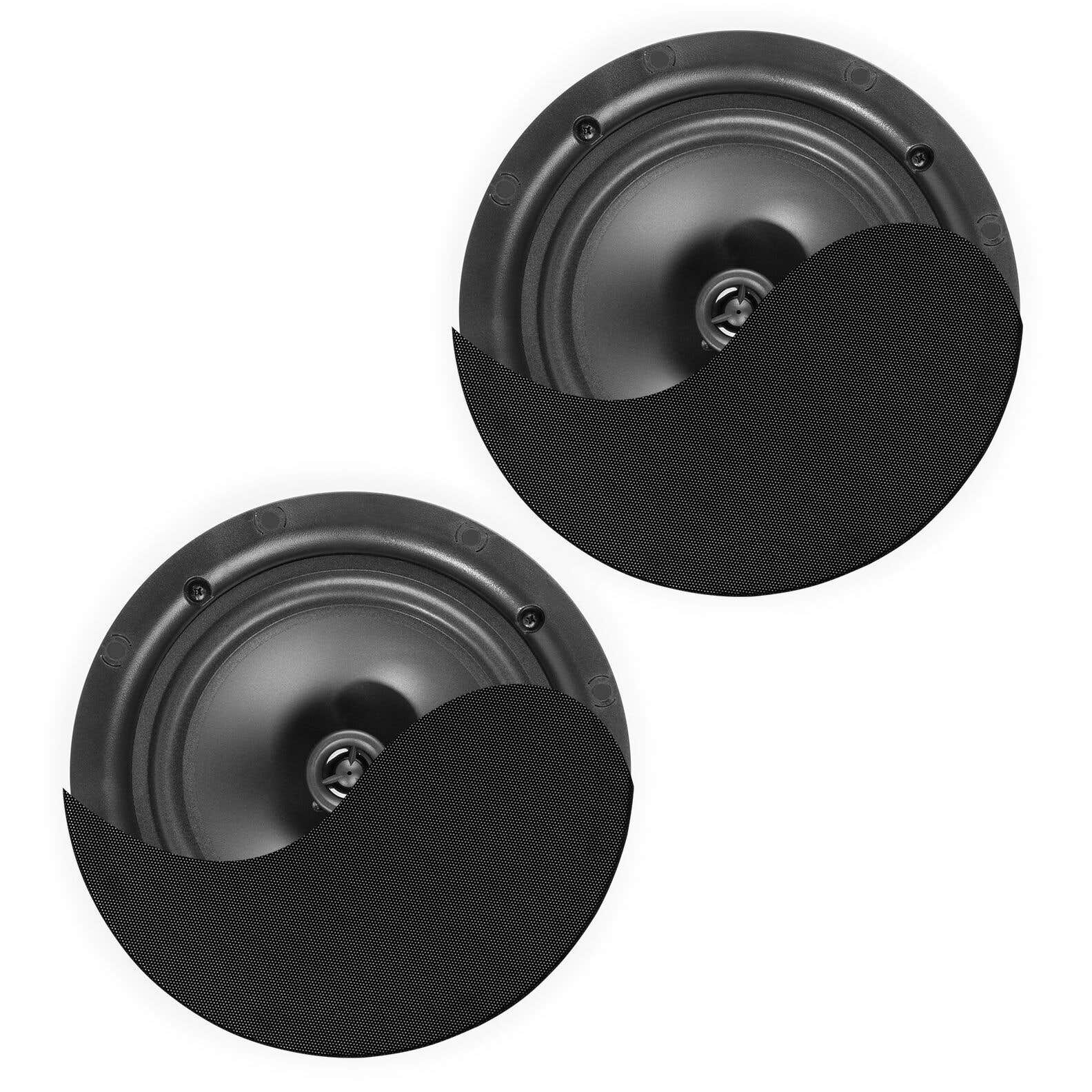 B-Ware - Power Dynamics NCBT8B Set mit 2 Deckenlautsprechern mit Bluetooth - Schwarz