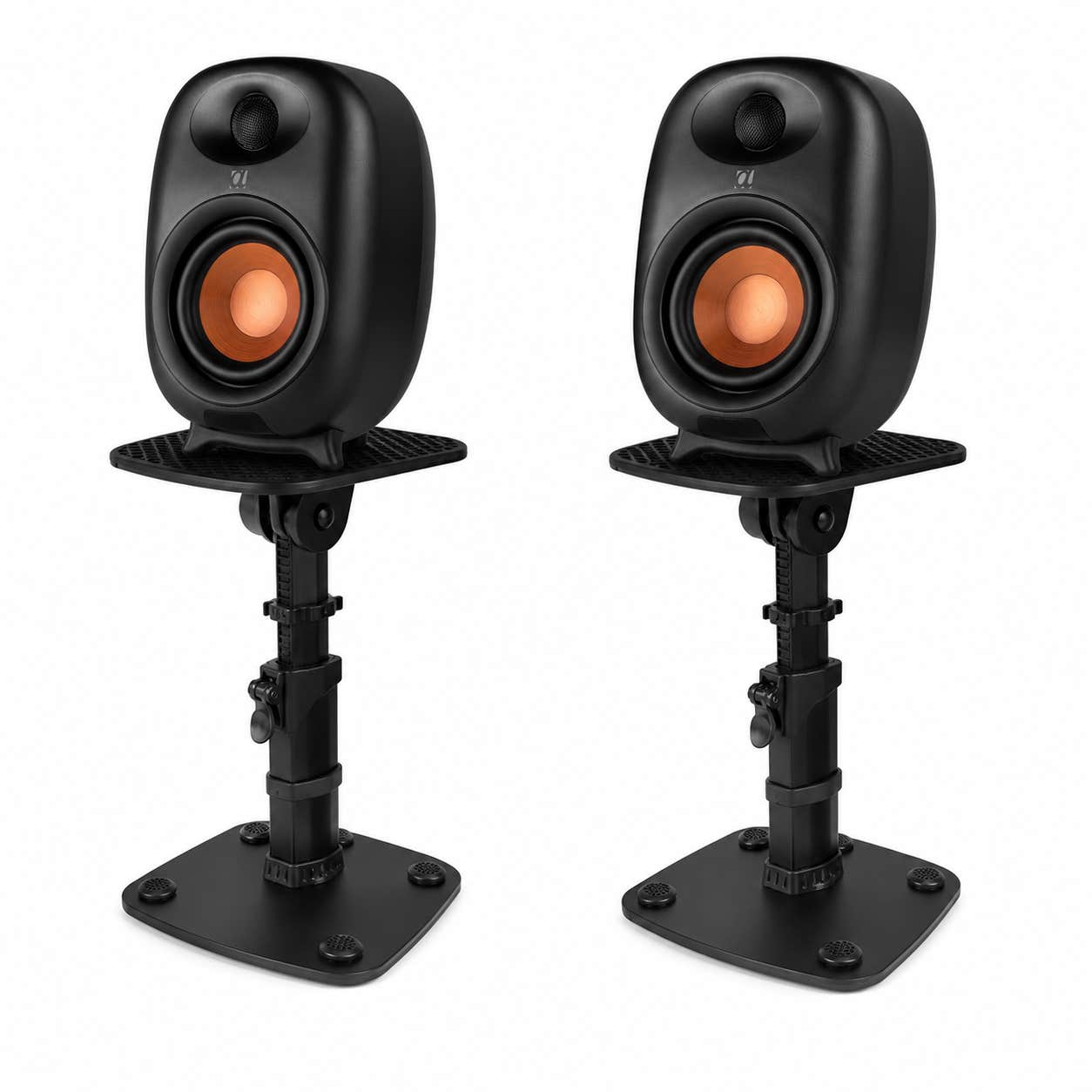 Audizio RS80 HiFi Lautsprecher mit Ständer Set - PC Lautsprecher - Bluetooth - 160W