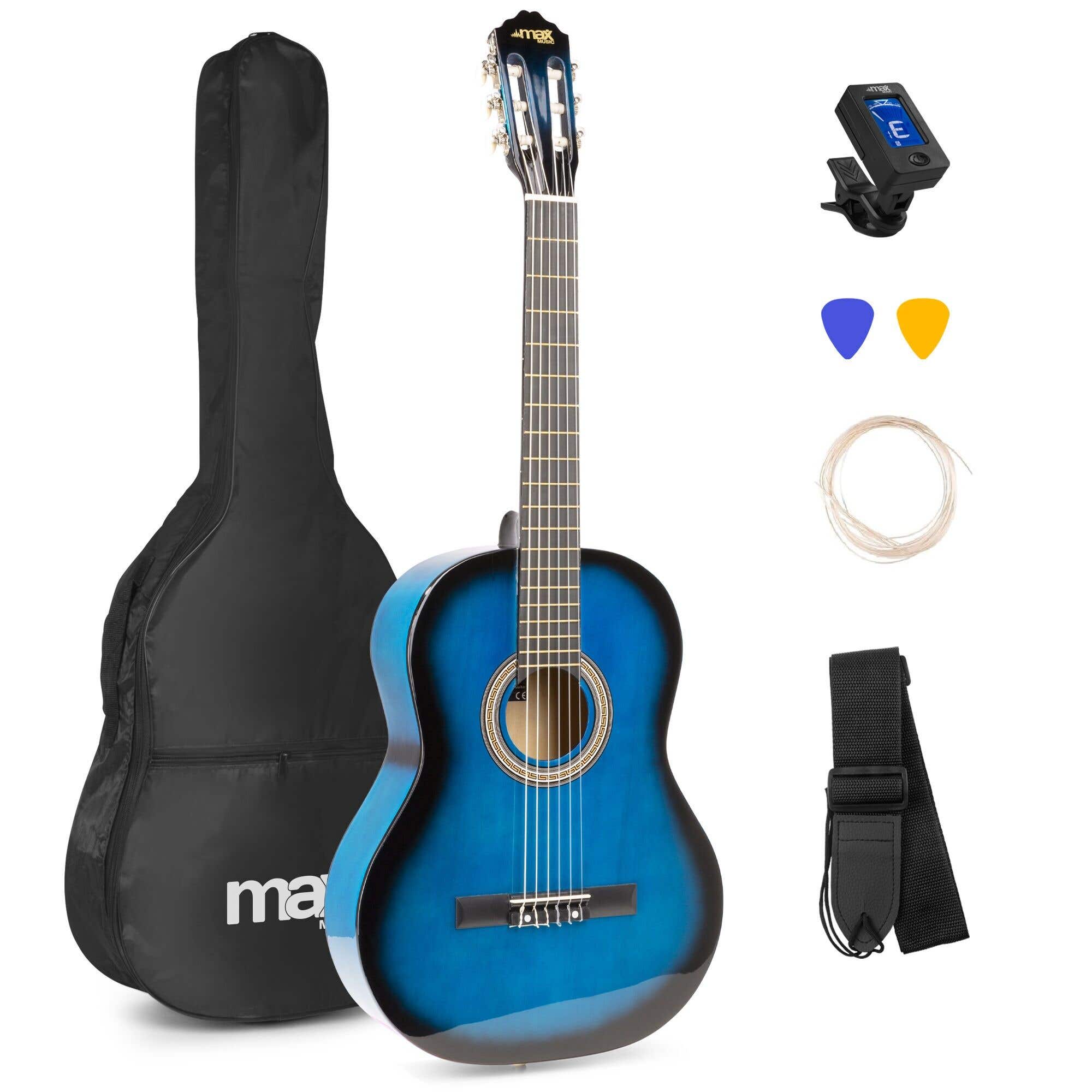 MAX SoloArt Classic Guitar Pack Blue