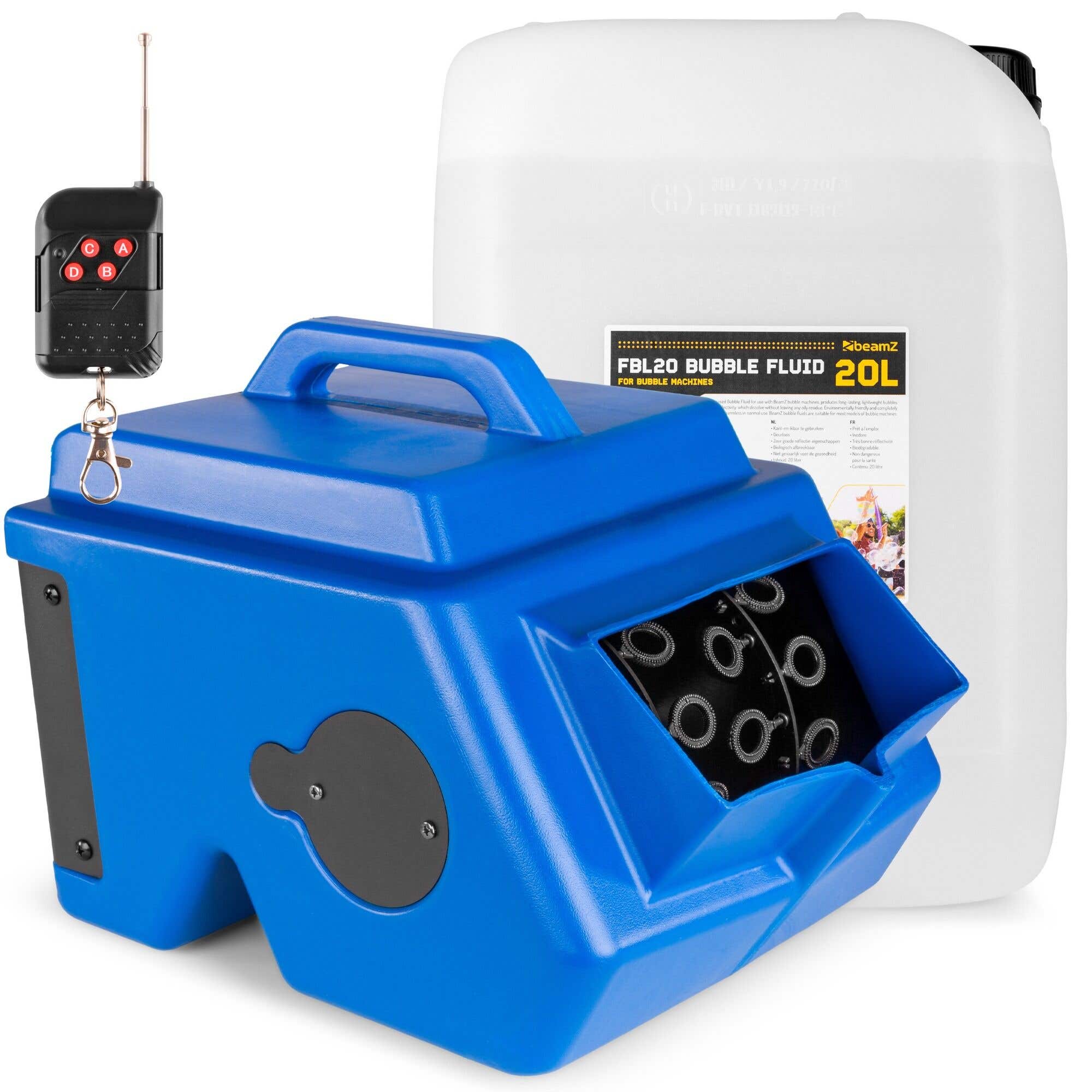 BeamZ B1500 Seifenblasenmaschine mit 20 Liter Flüssigkeit – Inkl. Fernbedienung