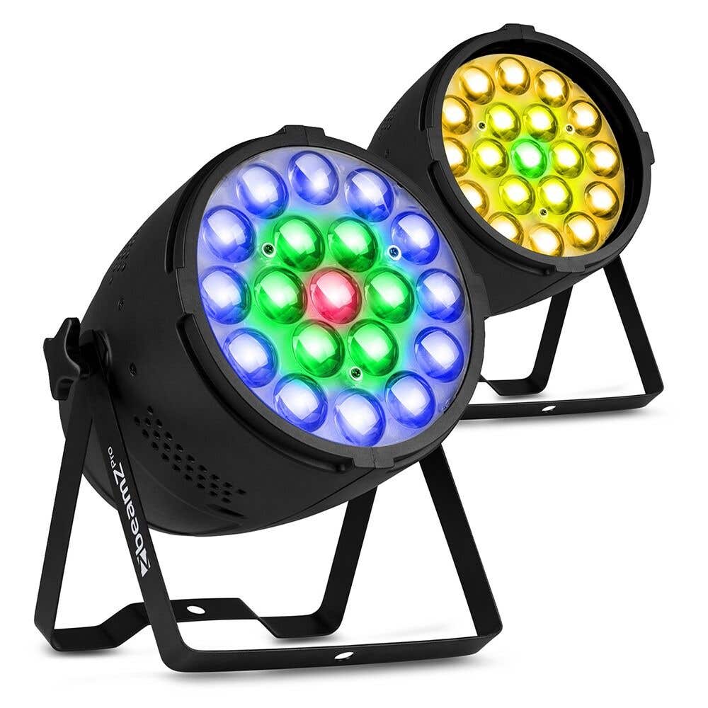 BeamZ Pro BAC552Z LED PAR 2er Set - Professioneller PAR Zoom - RGBW LEDs