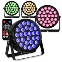 BeamZ BCC240 LED PAR Spots 4er Set - 27x 4W RGBW LEDs - Inklusive Fernbedienung