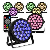 BeamZ BCC240 LED PAR Spots 8er Set - 27x 4W RGBW LEDs - Inklusive Fernbedienung