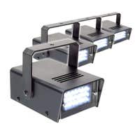 BeamZ Set mit 4 BMS24LED Stroboskopen - Weiß mit 24 LEDs
