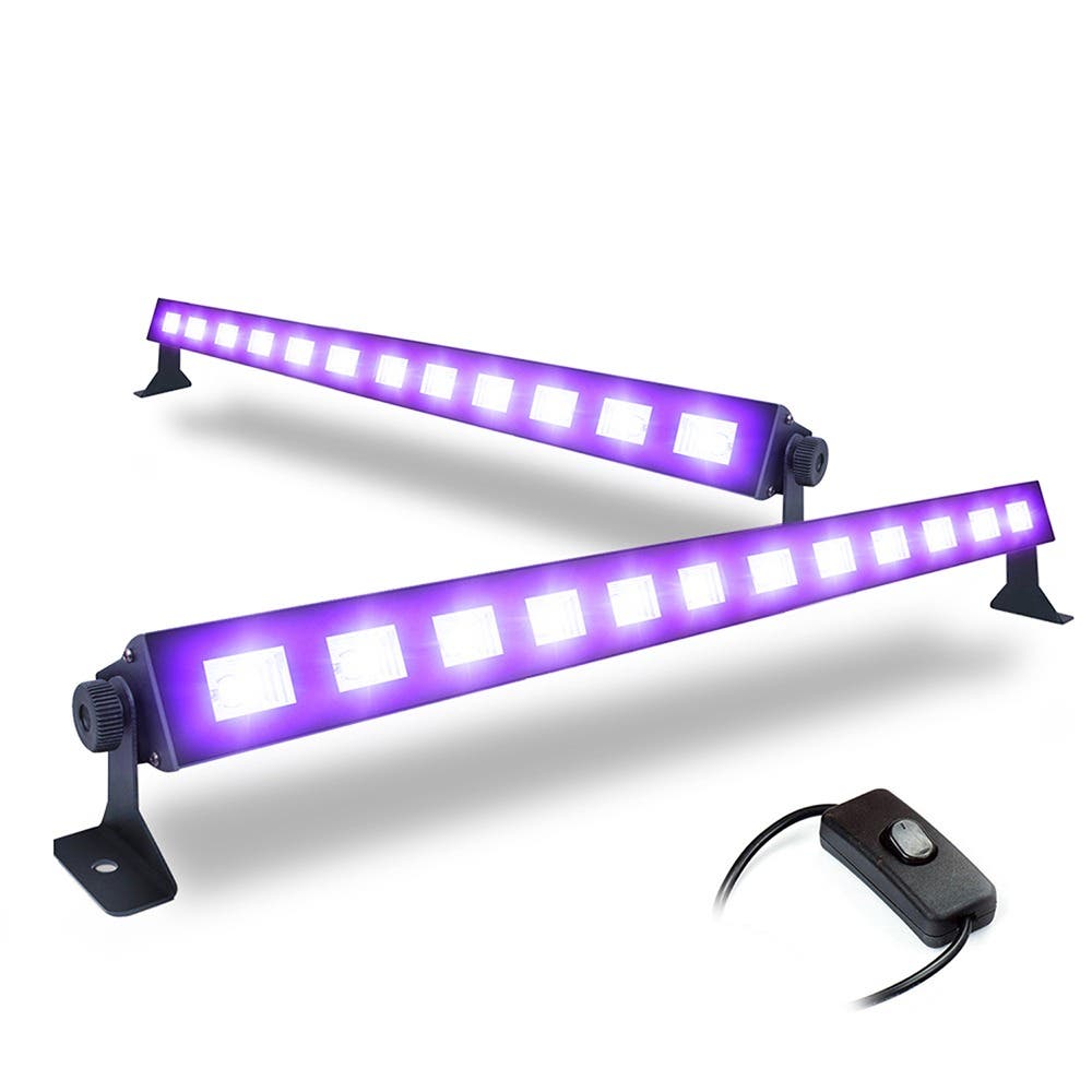 BeamZ BUV123 LED UV Schwarzlicht Bars 2er Set – 12 x 3W