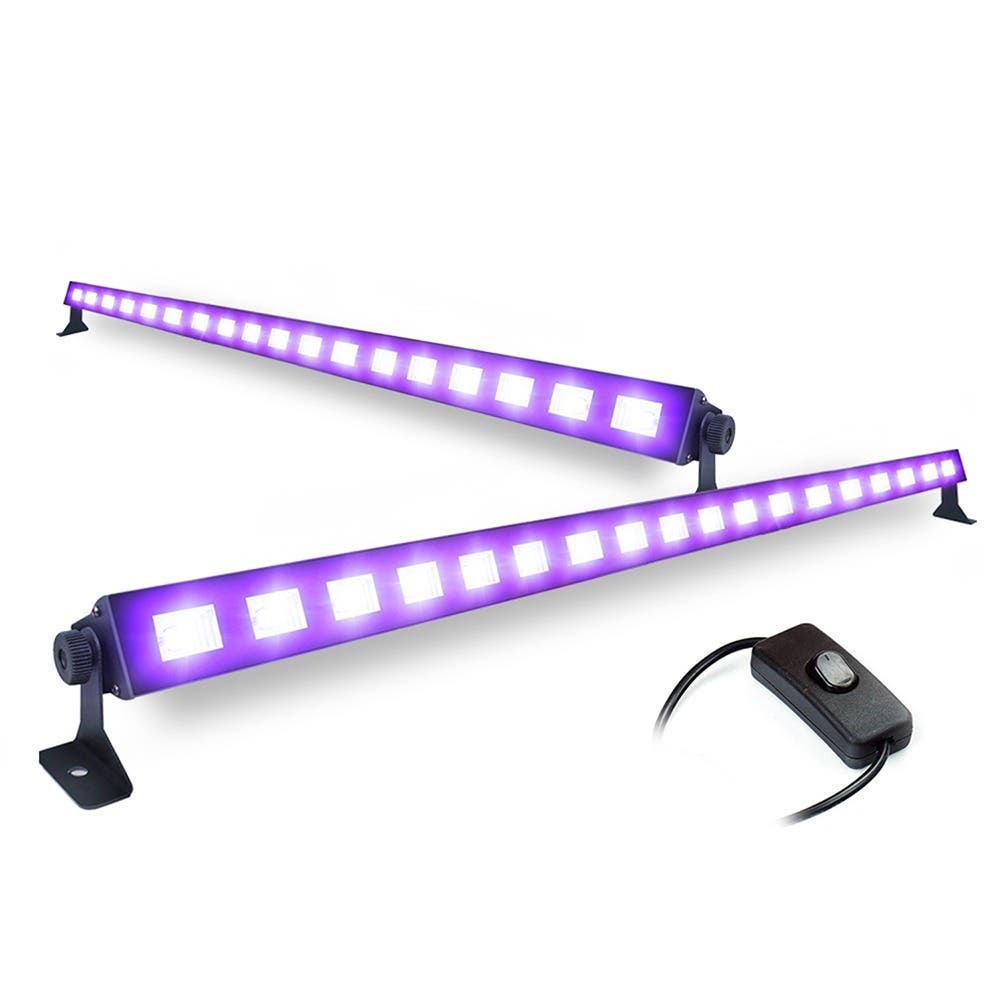 BeamZ BUV183 LED UV Schwarzlicht LED Bars 2er Set - 18 x 3W