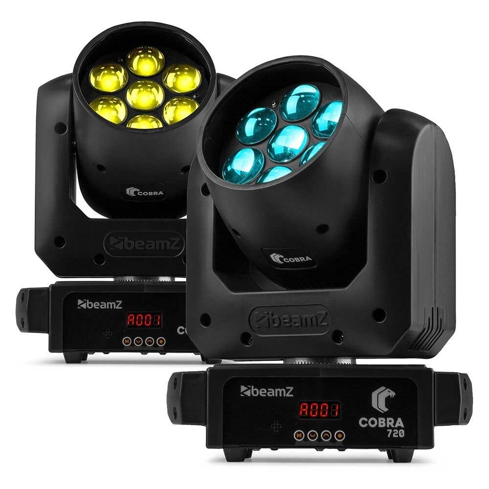 BeamZ Cobra 720 LED Set mit 2 Wash Moving Heads - 140W