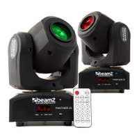 BeamZ Panther 25 LED Spot Moving Heads 2er Set - 12W CREE