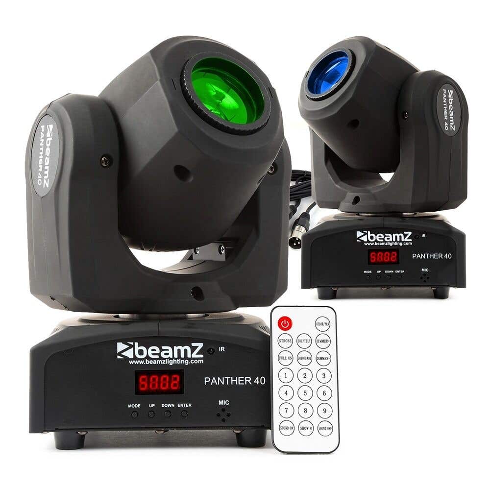 BeamZ Panther 40 LED Moving Head 2er Set - 45W