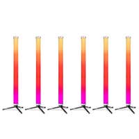 BeamZ Pro Kratos LED Tube70 6er Set – Akku LED Tube – IP65 In/Outdoor – WDMX – App Steuerung