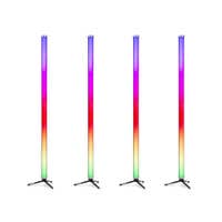 BeamZ Professional Kratos LED Tube 4er Set - RGBW LED - IP65 Outdoor/Indoor mit Akku